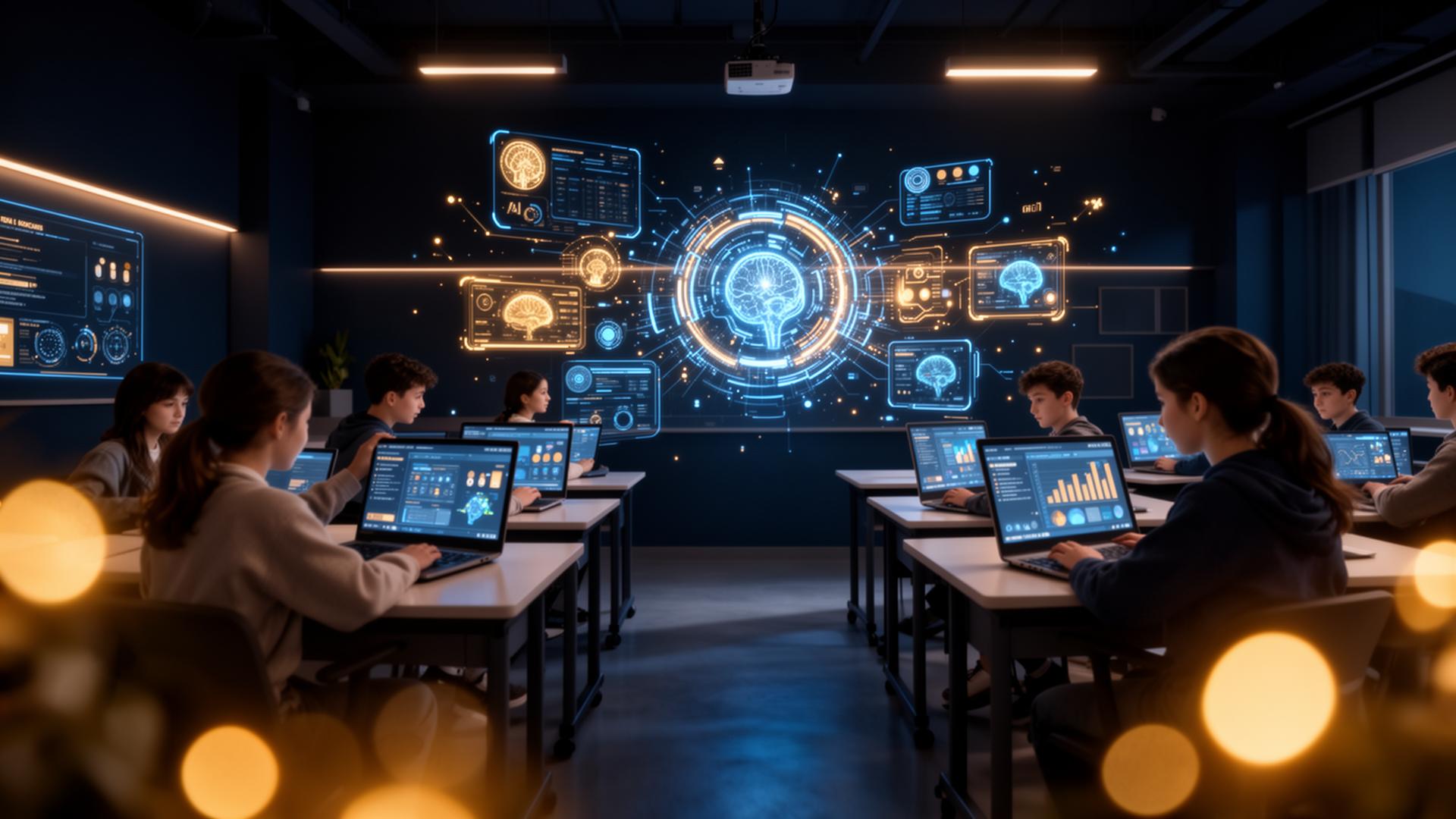 AI enabled classroom learning environment